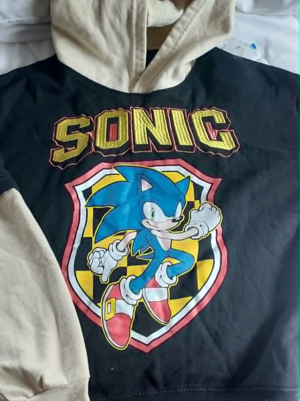 Sonic the Hedgehog hoodie sweatshirt  Size 14/16